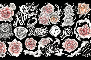 Rock tattoo idea