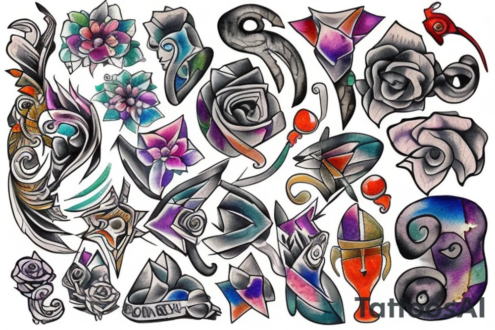 Rock tattoo idea