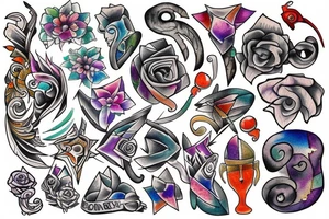 Rock tattoo idea