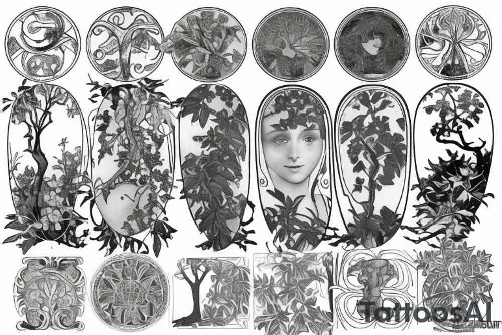 A tree tattoo idea