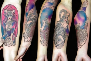 The goddess freya tattoo idea