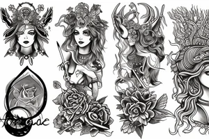 The goddess freya tattoo idea