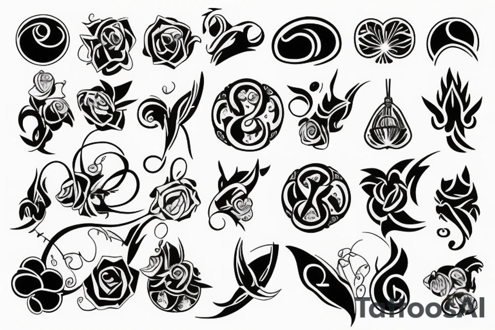 Tramp stamp tattoo idea