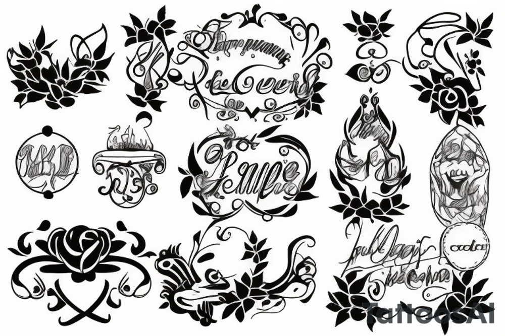 Tramp stamp tattoo idea