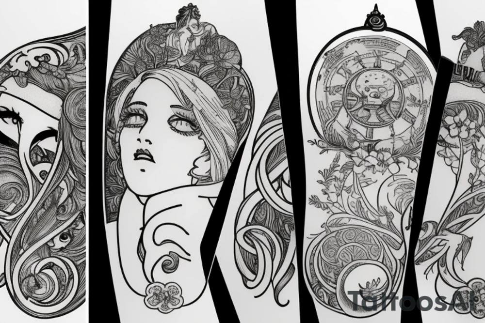 Tramp stamp tattoo idea