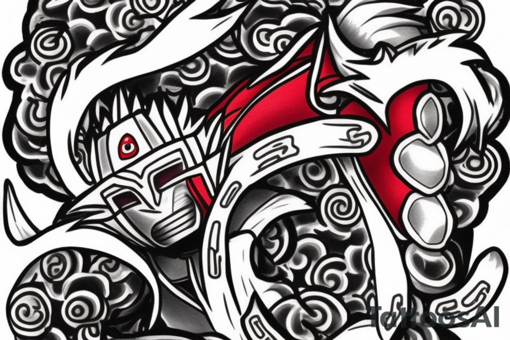 Jiraiya from Naruto tattoo idea