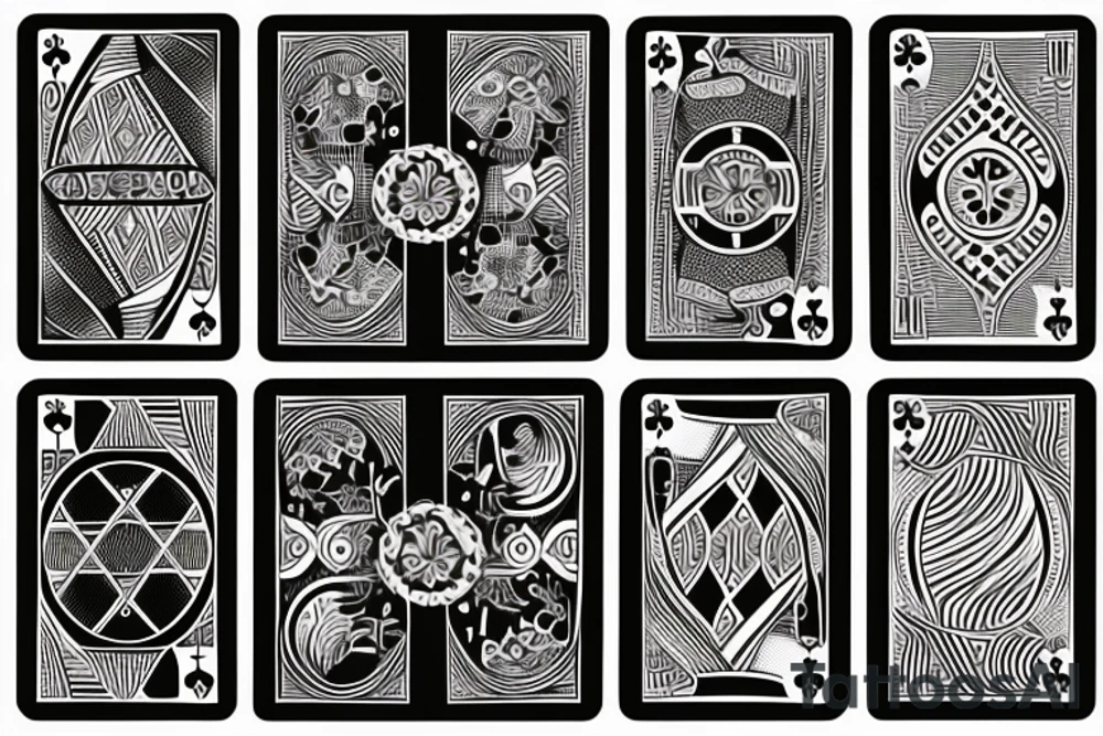 Deck of cards tattoo idea
