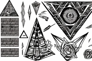Boy shepherd pyramids oasis wind tattoo idea