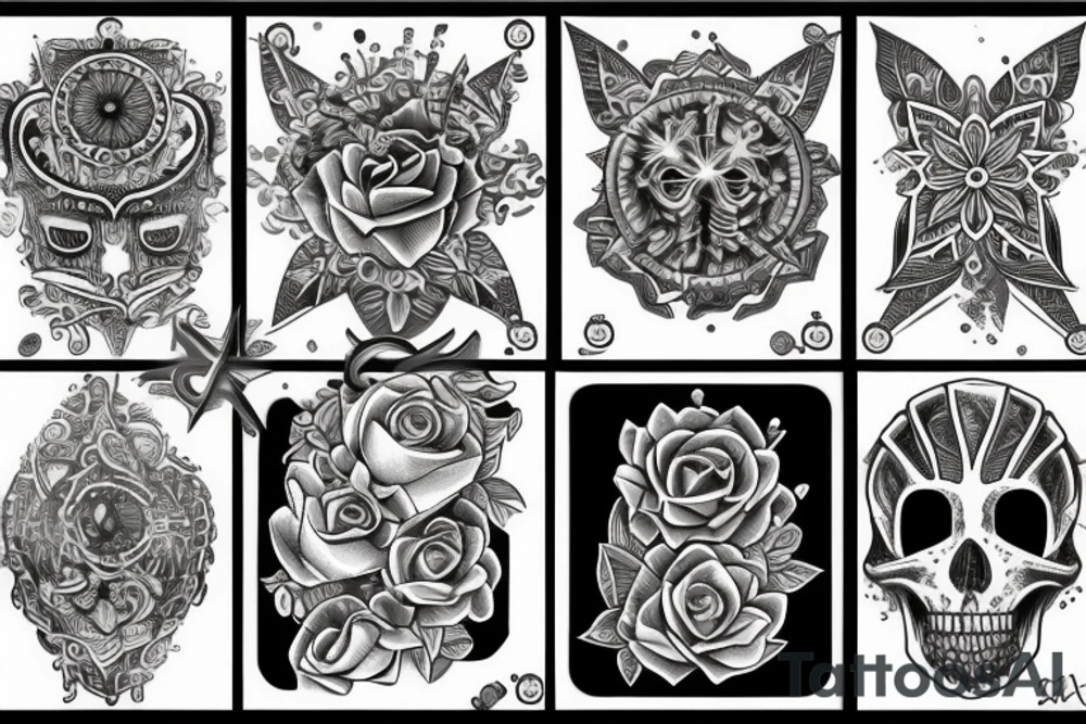 necklace tattoo idea