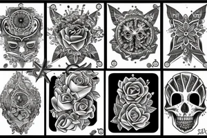 necklace tattoo idea