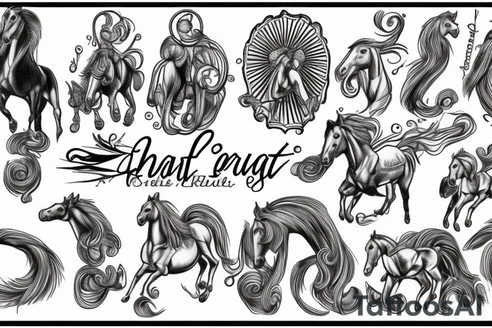 Some trust in chariots and some in horses, but we trust in the name of the Lord our God tattoo idea