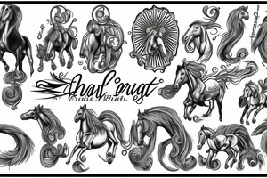 Some trust in chariots and some in horses, but we trust in the name of the Lord our God tattoo idea