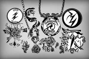 necklace tattoo idea