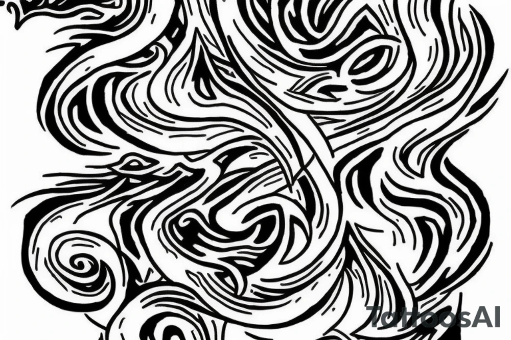 Pillar of Fire striking a chariots tattoo idea
