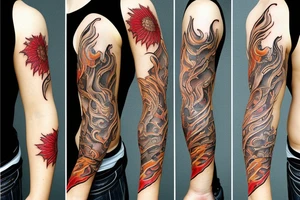 Pillar of fire tattoo idea