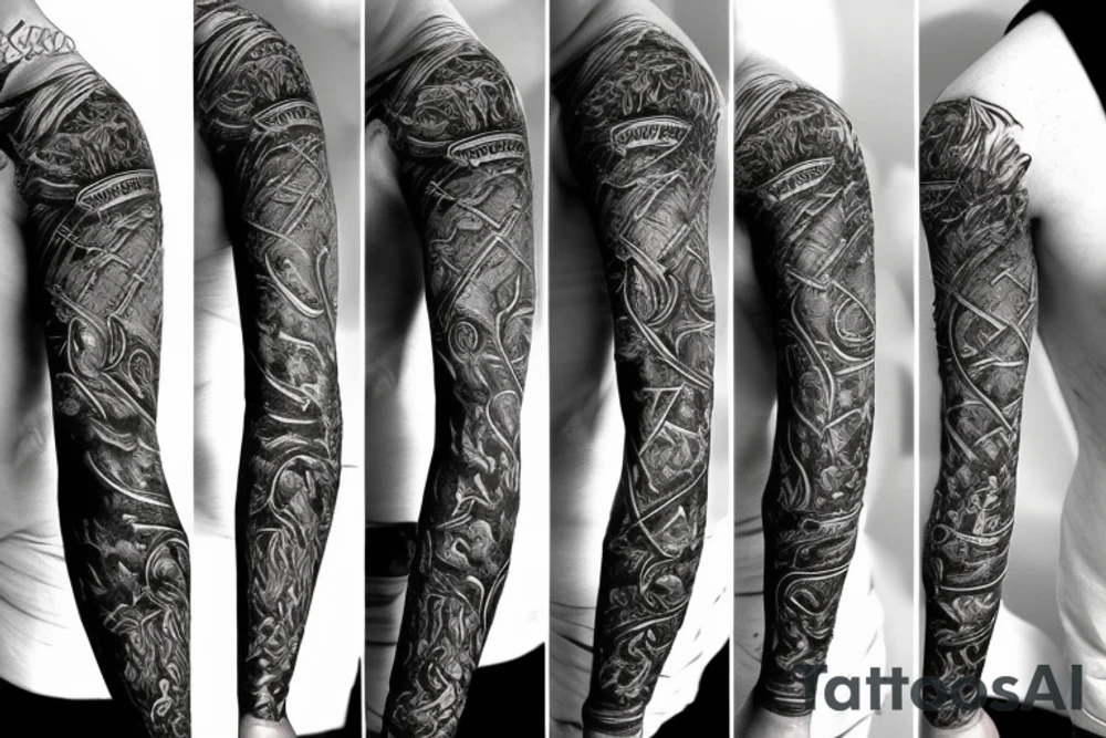 Pillar of smoke tattoo idea