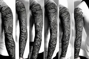 Pillar of smoke tattoo idea