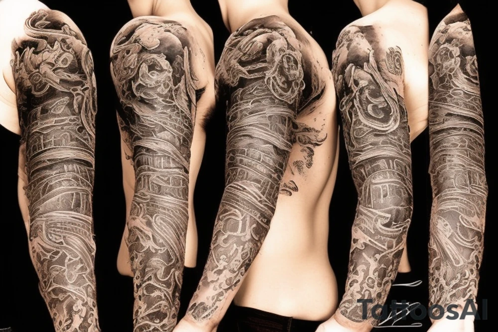 Pillar of smoke tattoo idea