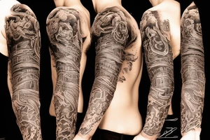 Pillar of smoke tattoo idea