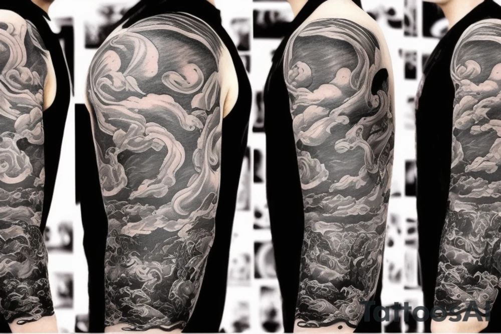 Cloud of smoke tattoo idea