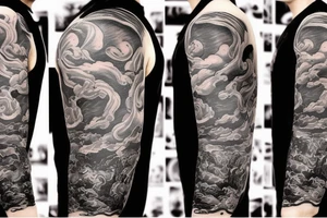 Cloud of smoke tattoo idea