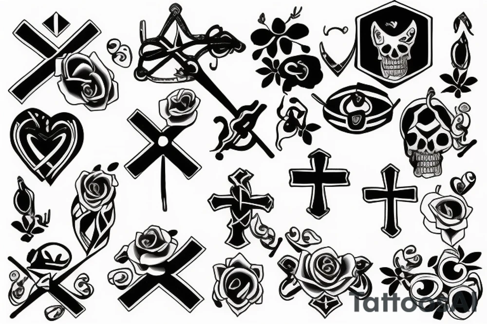 cross tattoo idea