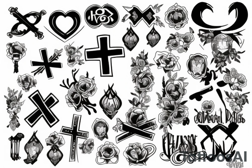 cross tattoo idea