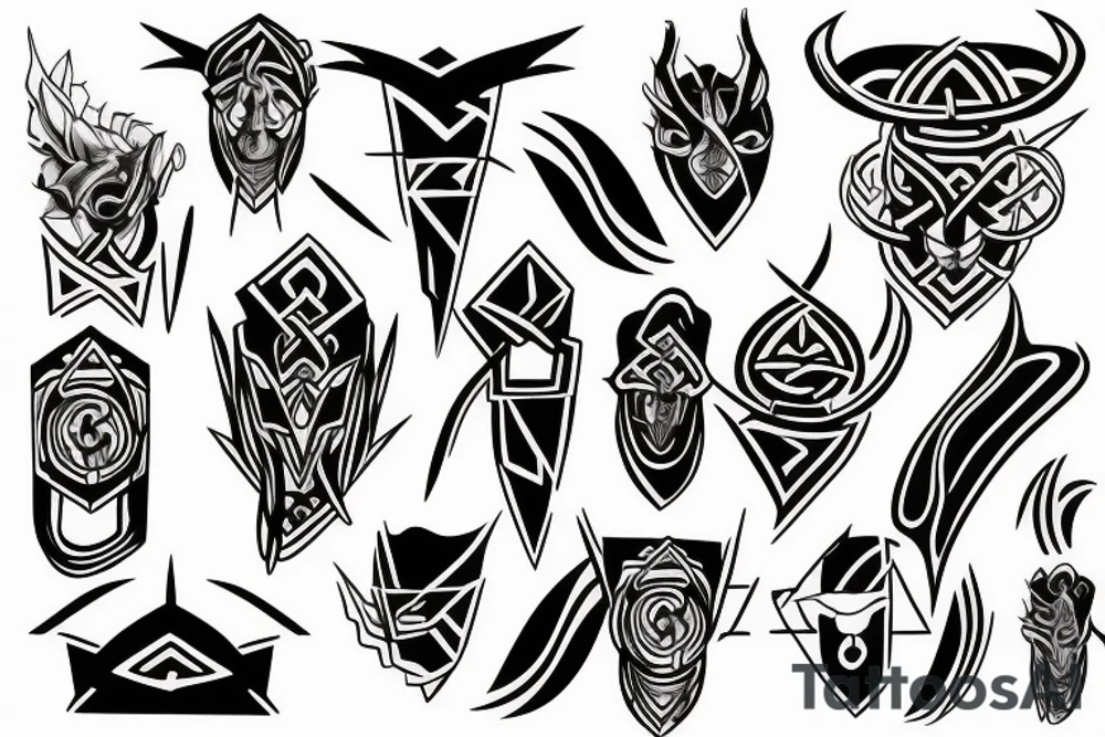 Odin’s ravins tattoo idea