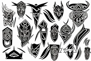 Odin’s ravins tattoo idea