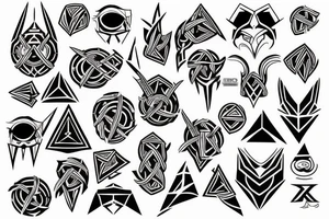 Odin’s ravins tattoo idea