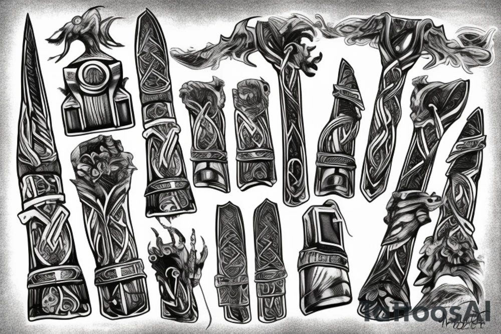Mjolnir tattoo idea