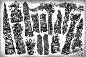 Mjolnir tattoo idea