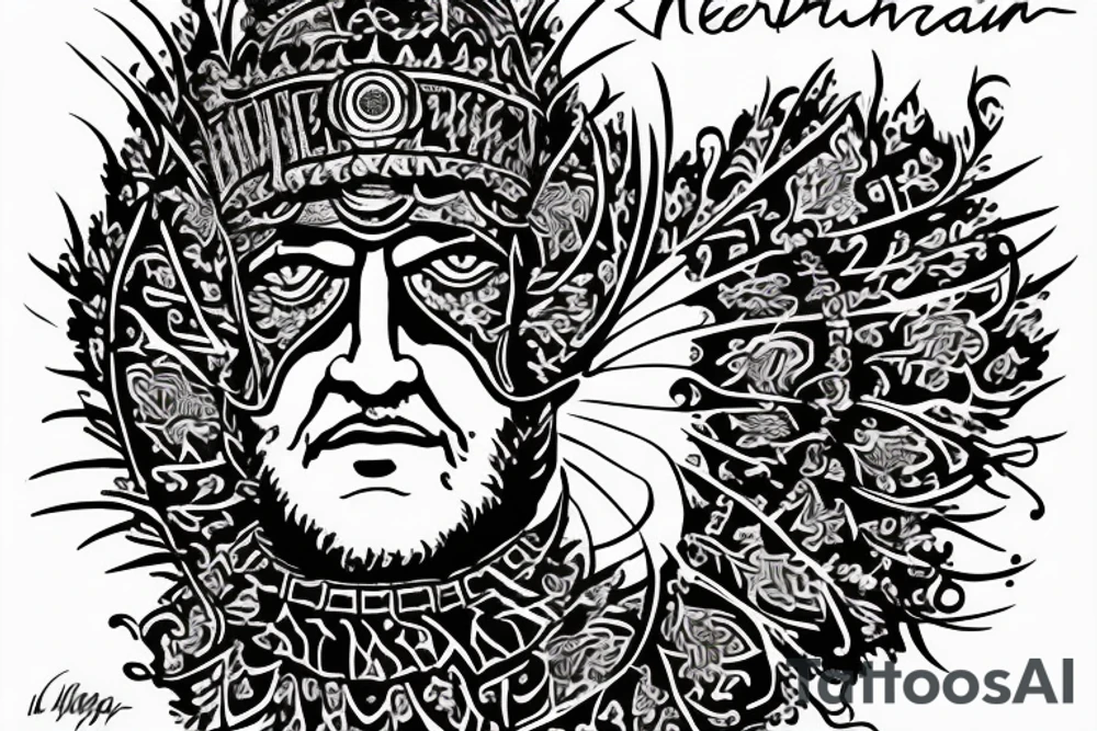 My brothers name “Mehrad Soleimani”. I just want word tattoo not sketch tattoo idea