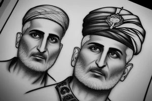 My brothers name “Mehrad Soleimani”. I just want word tattoo not sketch tattoo idea