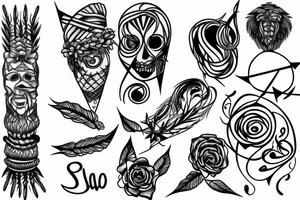 barbed wire tattoo idea