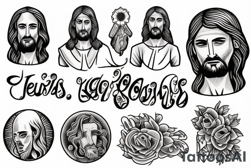 Jesus tattoo idea