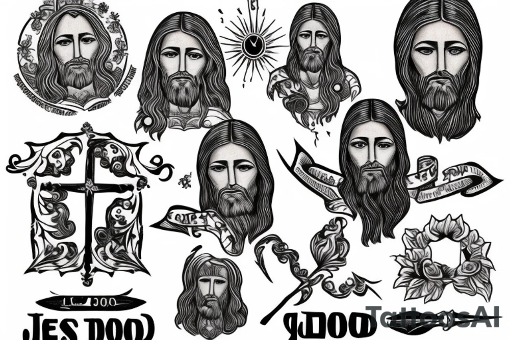Jesus tattoo idea