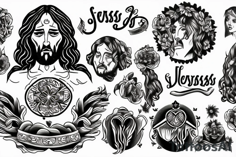 Jesus tattoo idea