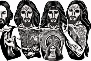 Jesus tattoo idea