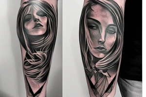 I want a tattoo based. On my hard childhood. My mom did great job but my dad was abstent. tattoo idea