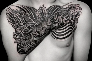 I want a tattoo based. On my hard childhood. My mom did great job but my dad was abstent. I want it on my left arm tattoo idea