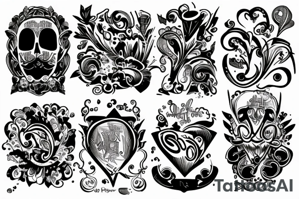 Non Ducor, Duco' in a text-only design, with no accompanying images. tattoo idea