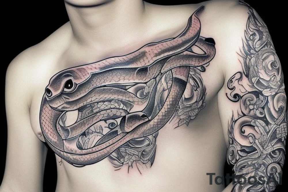 snake tattoo idea