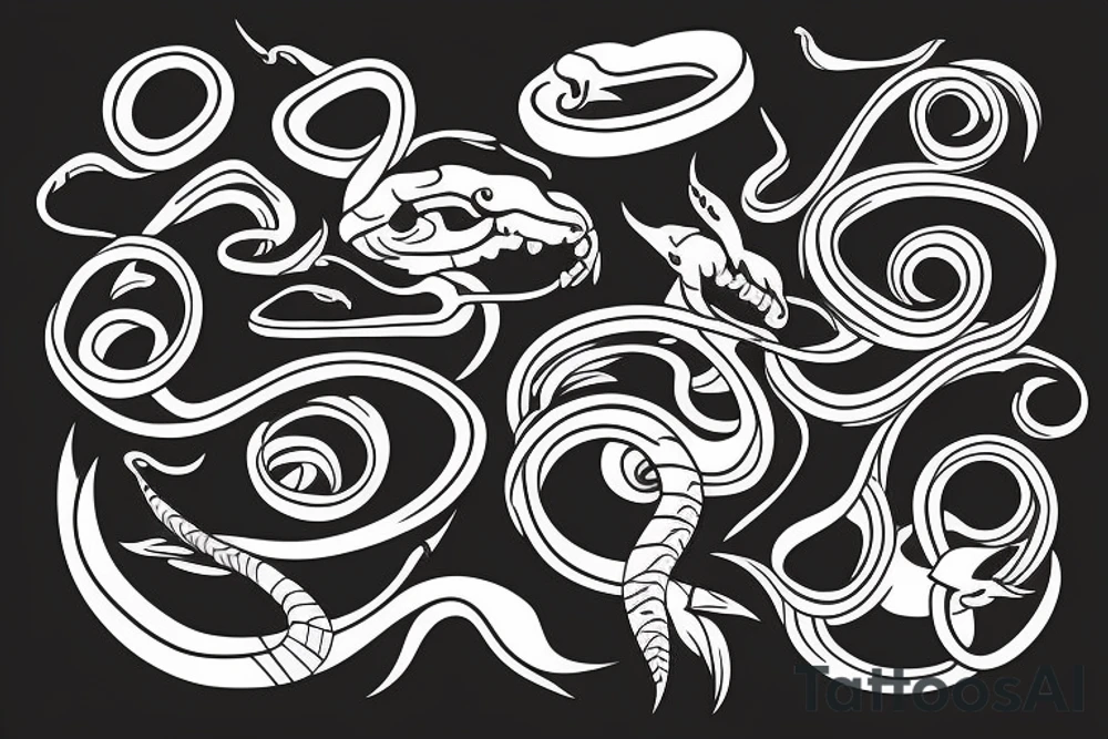 snake tattoo idea