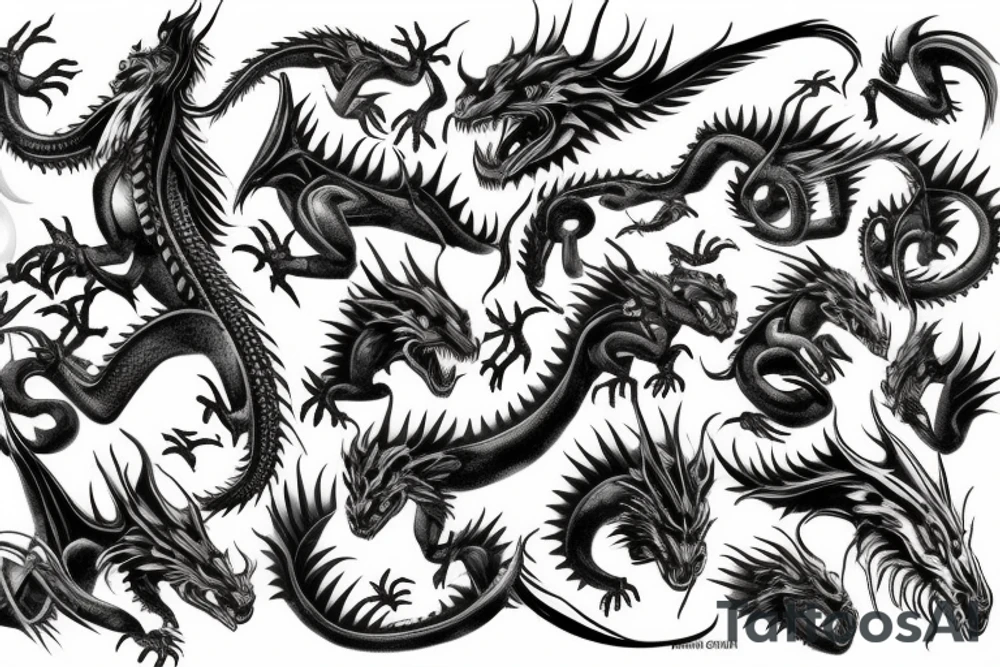 dragon tattoo idea