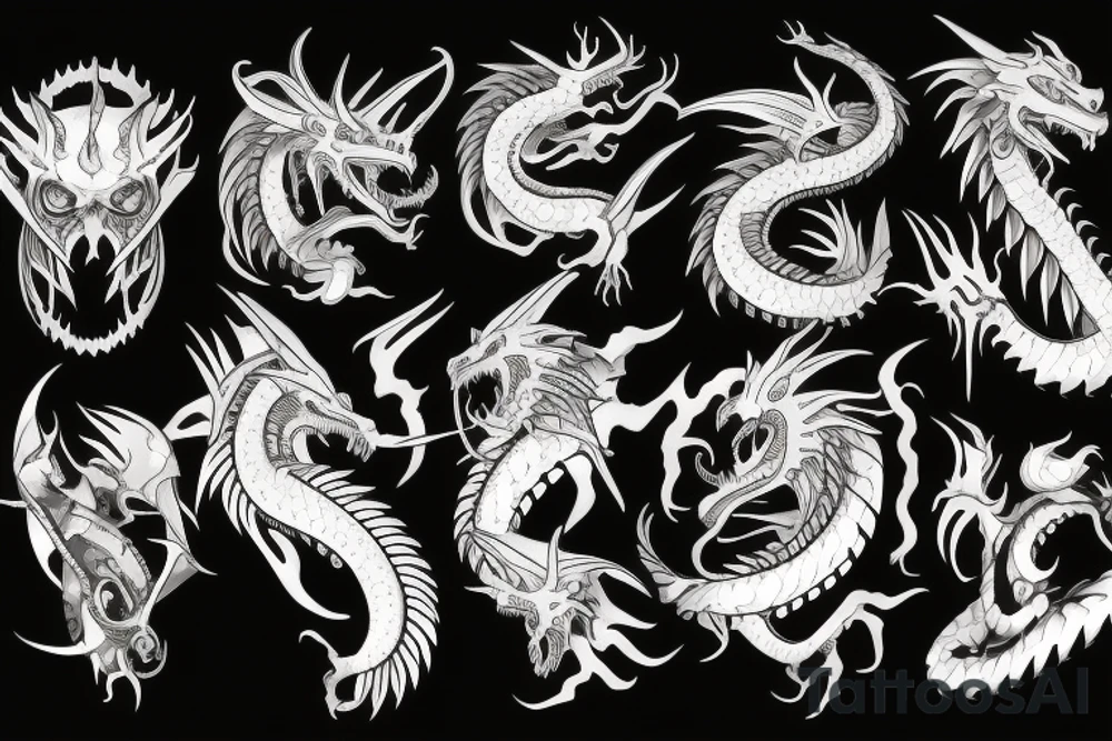 dragon tattoo idea