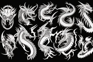 dragon tattoo idea