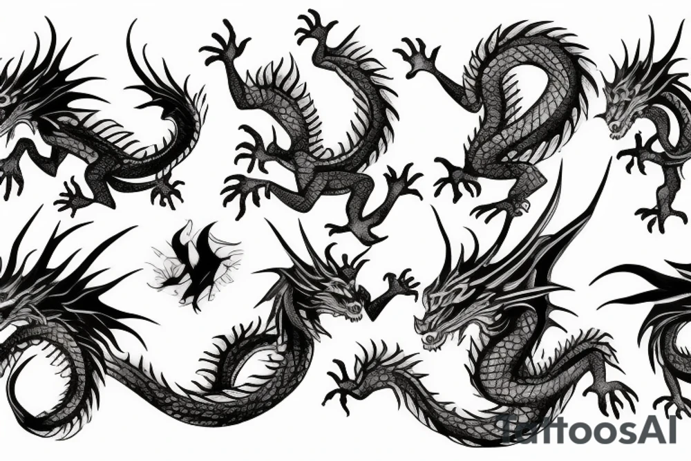 dragon tattoo idea
