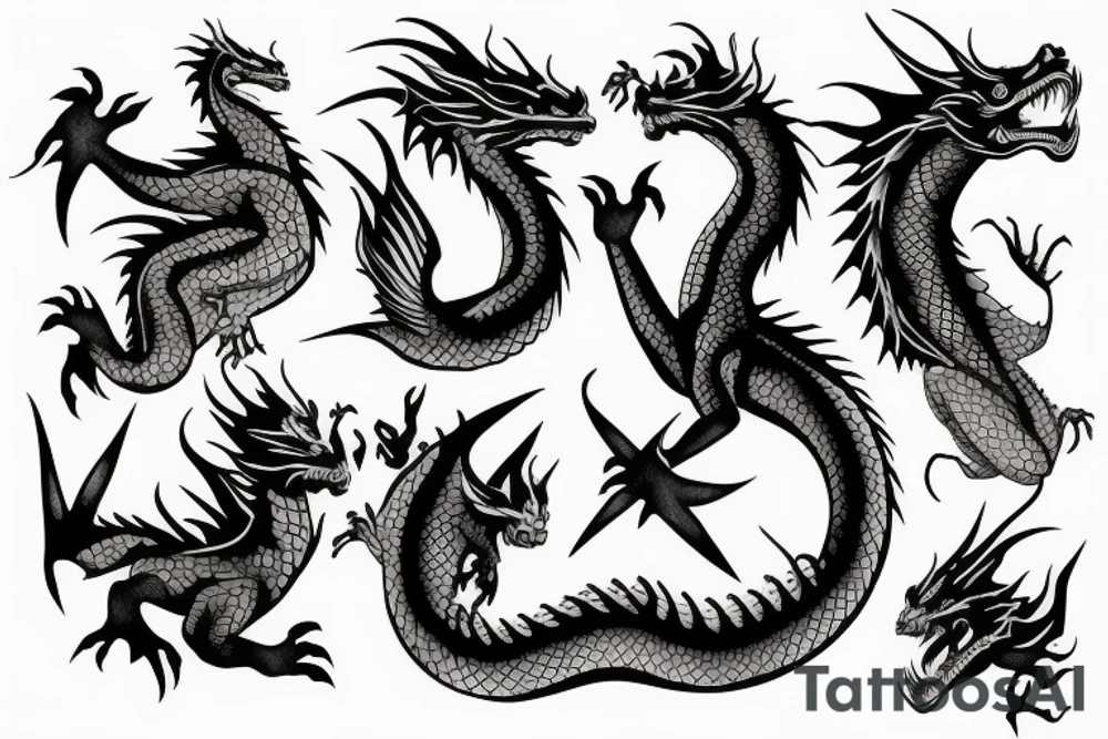 dragon tattoo idea