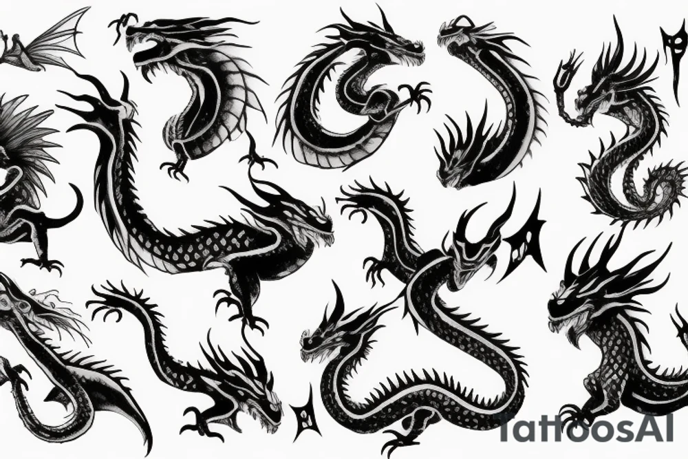 dragon tattoo idea